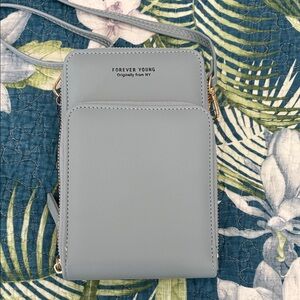 Forever Young Sky Blue Crossbody Bag Never Worn